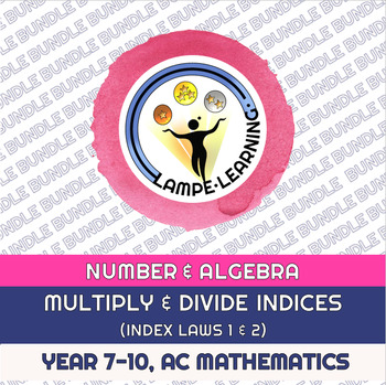 Preview of Index Laws - Multiply and Divide Indices (PPT and Reasoning Task)