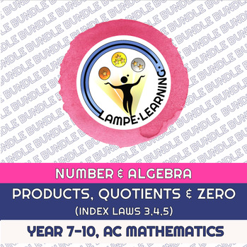 Preview of Index Laws - Products, Quotients & The Zero Index (PPT and Reasoning Task)