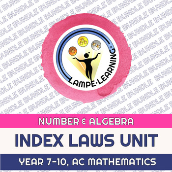 Preview of Index Laws Unit (Year 9 AC)