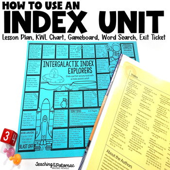 Preview of Index Lesson How to Use an Index Library Skills