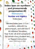 Index laws presentation (part 2) - AC Year 9 Maths - Numbe
