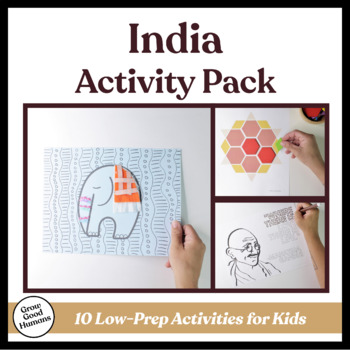 Preview of India: 10 Themed Activities for Preschool and Kindergarten