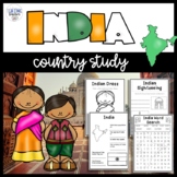 India Country Study Lesson PowerPoint and Worksheet Booklet