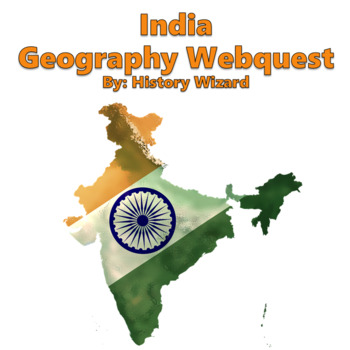 Preview of India Geography Webquest
