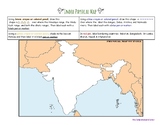 India Physical Map ACTIVITY