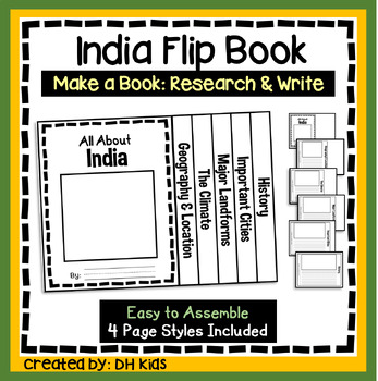 Preview of India Report, Country Flip Book Research Project, Asia Geography Research