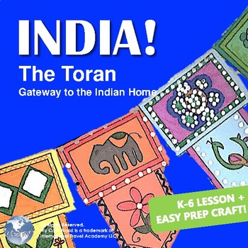 Preview of India! The Toran - Greetings Lesson, Door Decor Craft, Printables, PowerPoint