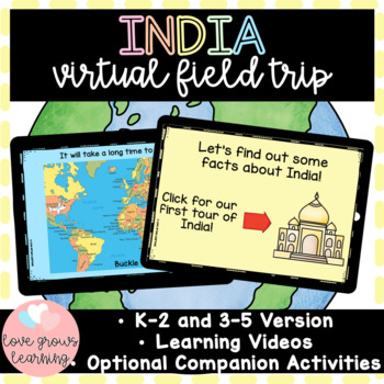 Preview of India Virtual Field Trip, Diwali Activity, India Studies