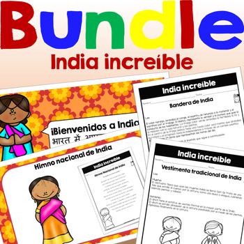 Preview of India increíble | Bundle
