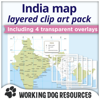 indian map clipart