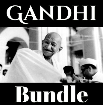 Preview of India's Independence Movement through Gandhi - Bundle