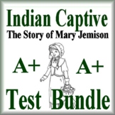 The Story of Mary Jemison Test and Quiz Bundle Common Core