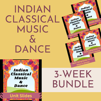 Preview of Indian Classical Music and Dance: Unit Bundle