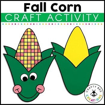 Preview of Fall Corn Craft | Fall Craft Activity | Fall Activities | Fall Bulletin Board