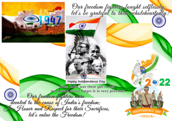 Preview of Indian Culture - 15 August Independence Day Poster 3
