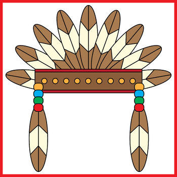 Preview of Indian Headdress Hat Craft | Native American Cultural Regions Activities