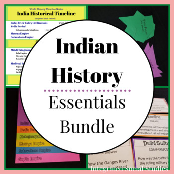 Preview of Indian History Essentials Bundle
