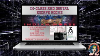 Preview of Indian Horse Digital AND Classroom Escape Rooms