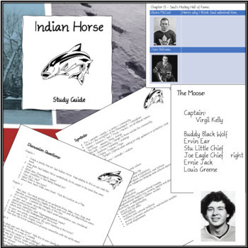 Preview of Indian Horse Study Guide and Handouts