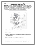 Indian Removal Act Map and Trails of Tears Worksheet with 