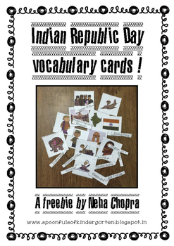 Indian Republic Day Vocabulary Cards