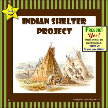 Preview of Native Americans - Indian Shelter Project