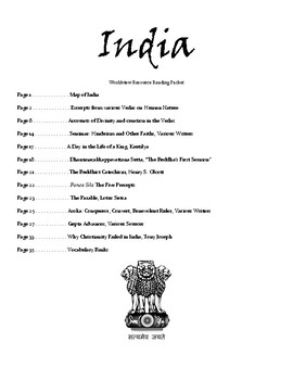 Preview of Indian Worldview Resource Reading Packet