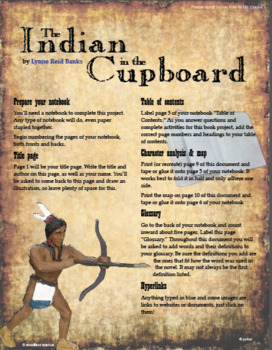 Preview of Indian in the Cupboard — Hyperlinked PDF project to accompany novel