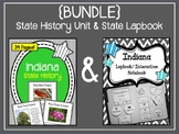 Indiana {BUNDLE} State History Unit and Lapbook Set. US History