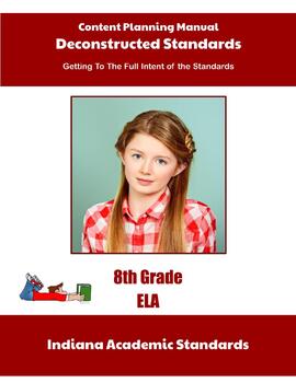 Preview of Indiana Deconstructed Standards Content Planning Manual 8th Grade ELA