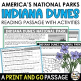 Indiana Dunes National Park Information Reading Passage & 