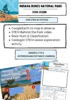 Preview of Indiana Dunes National Park STEM Activities (GoogleSlides, distance learning)