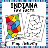 Indiana Map Activity | Fun State Facts