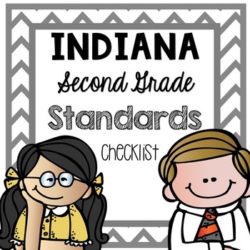 Preview of Indiana Second Grade Standards {Checklist}