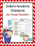 Indiana Standards 1st Grade Checklist