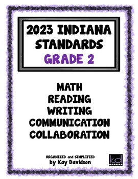 Indiana Standards 2023 For Second Grade Math And ELA By Kay Davidson   Original 1273874 3 