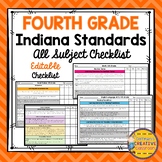 Indiana Standards 4th Grade Checklist