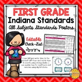 Indiana Standards for First Grade Bundle