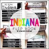 Indiana State Symbols Flipbook Interactive Activity for So