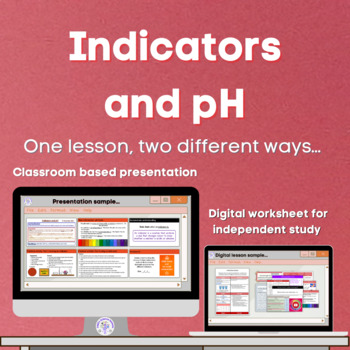 Preview of Indicators and the pH scale Lesson bundle (KS3)