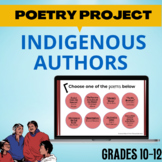 Indigenous Authors Poetry Digital Choice Board - Thanksgiving