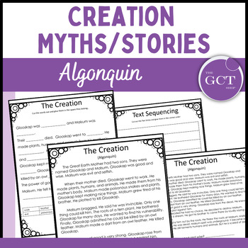 Preview of Indigenous Creation Stories and Myths: Algonquin