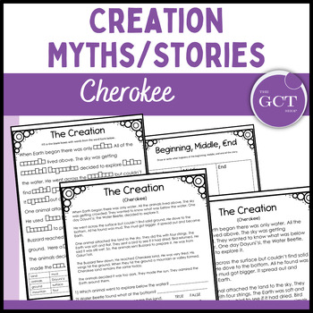 Preview of Indigenous Creation Stories and Myths: Cherokee