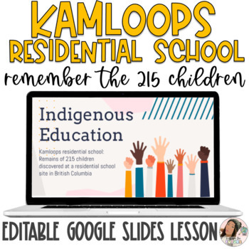 Preview of Indigenous Education Lesson Kamloops Residential School | Reconciliation