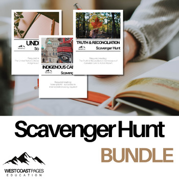 Preview of Indigenous Education Scavenger Hunt Bundle