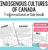Indigenous (First Nations) Cultures Informational Articles Bundle