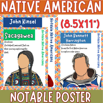 Preview of Indigenous Heroes: A Collection of Posters Featuring Notable Native Americans