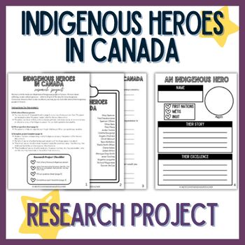 Preview of Indigenous Heroes in Canada Research Project - Indigenous Education