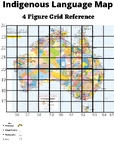 Indigenous Language Map 4-Figure Grid Reference Map with A