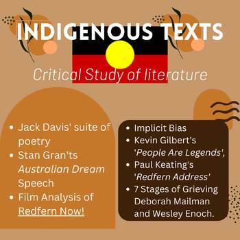 Preview of Indigenous Literature Aboriginal voices critical study MEGA BUNDLE